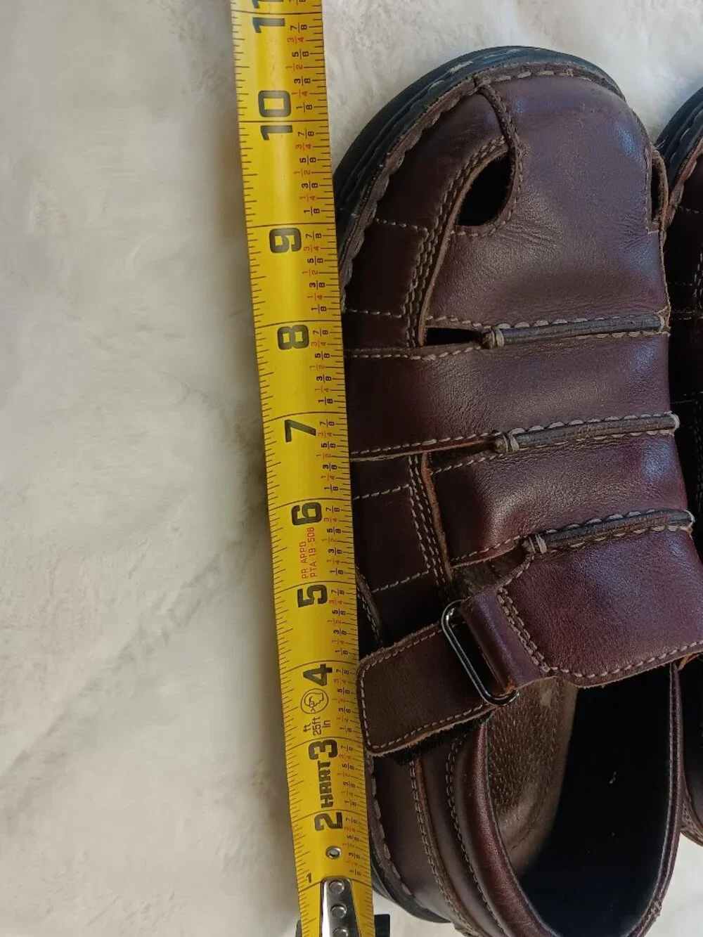 Nunn Bush Leather Fisherman Sandals Size 6